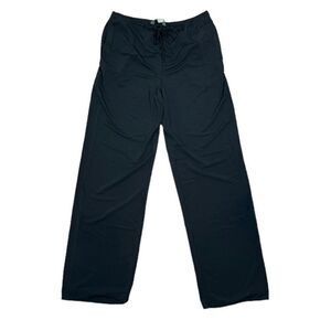 Banana Republic Women's Black Rayon Breezy Pants Drawstring Wide Leg Size Small